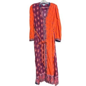 Sundance World Vision Boho Maxi Dress With Pockets